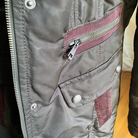 Andrew Marc parka dark hunter green XS very good condition - Picture 6 of 9